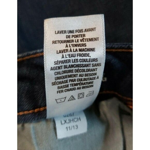 Aeropostale Juniors Lola Jeggings Sz 0 Short 5 Pocket Fringe Leg Bottom Jeans - Picture 6 of 8